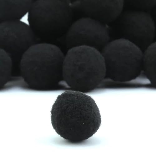 Perlin - Pompons Pompon 15mm Schwarz Bommel 175stk Nähen Tilda Basteln Borte bälle Flauschigen Plüsch Bälle für Lustige DIY Kreative Handwerk DEK43 x5 Perlin - Pompons Pompon 15mm Schwarz Bommel 175stk Nähen Tilda Basteln Borte bälle Flauschigen Plüsch Bälle für Lustige DIY Kreative Handwerk DEK43 x5 von Perlin