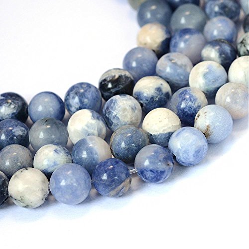 Sodalith Sodalite Perlen 8mm Kugel Edelstein Natursteine Schmuckperlen Schmuckstein Perle Zum Fädeln G742 von Perlin