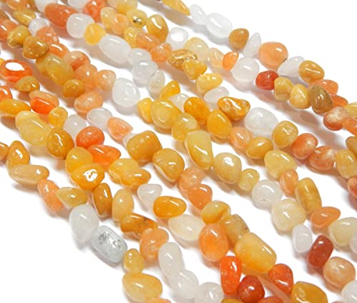 Topaz Jade Edelstein Strang Perlen 6~10mm 40Stk, Bastel-Set, Halbedelstein, Gemischte Farbe Chips, Schmuckperlen Schmuckherstellung Topaz Jade Edelstein Strang Perlen 6~10mm 40Stk, Bastel-Set, Halbedelstein, Gemischte Farbe Chips, Schmuckperlen Schmuckherstellung von Perlin