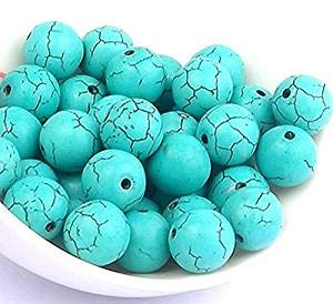 Türkis Perlen Edelstein Halbedelstein Kugeln 18mm für Schmuck Kette G1114 Türkis Perlen Edelstein Halbedelstein Kugeln 18mm für Schmuck Kette G1114 von Perlin