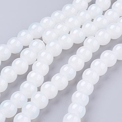 Weiss Jade Stein Perlen, Halbedelstein Strang Rund form, 8mm, 100 Stück, Schmuckstein, Jede Beads, Schmuckdesign Schmuckzubehör, Perle Zum Fädeln Weiss Jade Stein Perlen, Halbedelstein Strang Rund form, 8mm, 100 Stück, Schmuckstein, Jede Beads, Schmuckdesign Schmuckzubehör, Perle Zum Fädeln von Perlin
