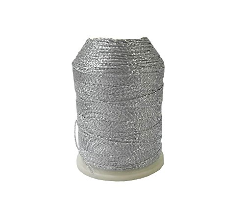 Yabali Metallisches Stickgarn Glitzerndes Garn Silber Nr: 50 Häkelgarn Garne, Nähgarne, Spitzengarn Polyestergarn 150m 6 Fach Ideal für Nähmaschinen Nähen oder Handarbeit Yabali Metallisches Stickgarn Glitzerndes Garn Silber Nr: 50 Häkelgarn Garne, Nähgarne, Spitzengarn Polyestergarn 150m 6 Fach Ideal für Nähmaschinen Nähen oder Handarbeit von Perlin
