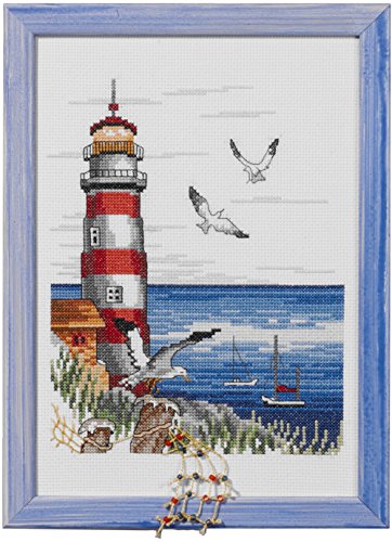 Permin Stickpackung Stickbild Leuchtturm, gezählter Kreuzstich Permin Stickpackung Stickbild Leuchtturm, gezählter Kreuzstich von Permin Scandinavian art needlework