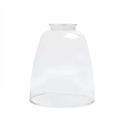 Permo Ersatz-Lampenschirm, oval, kegelförmig, klares Glas von Permo