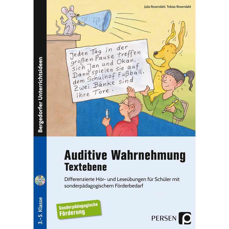 Auditive Wahrnehmung - Textebene - Julia Rosendahl, Tobias Rosendahl, Kartoniert (TB) von Persen Verlag in der AAP Lehrerwelt