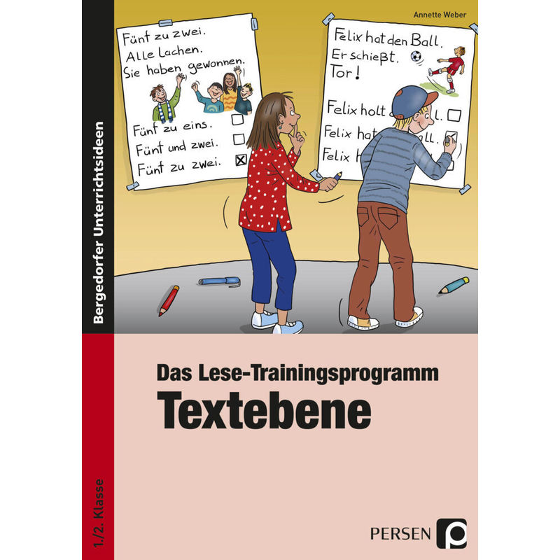 Das Lese-Trainingsprogramm: Textebene - Annette Weber, Geheftet von Persen Verlag in der AAP Lehrerwelt