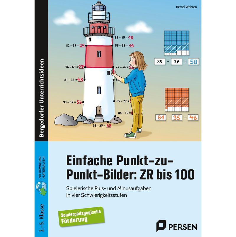 Einfache Punkt-Zu-Punkt-Bilder: Zr Bis 100 - Bernd Wehren, Kartoniert (TB) von Persen Verlag in der AAP Lehrerwelt
