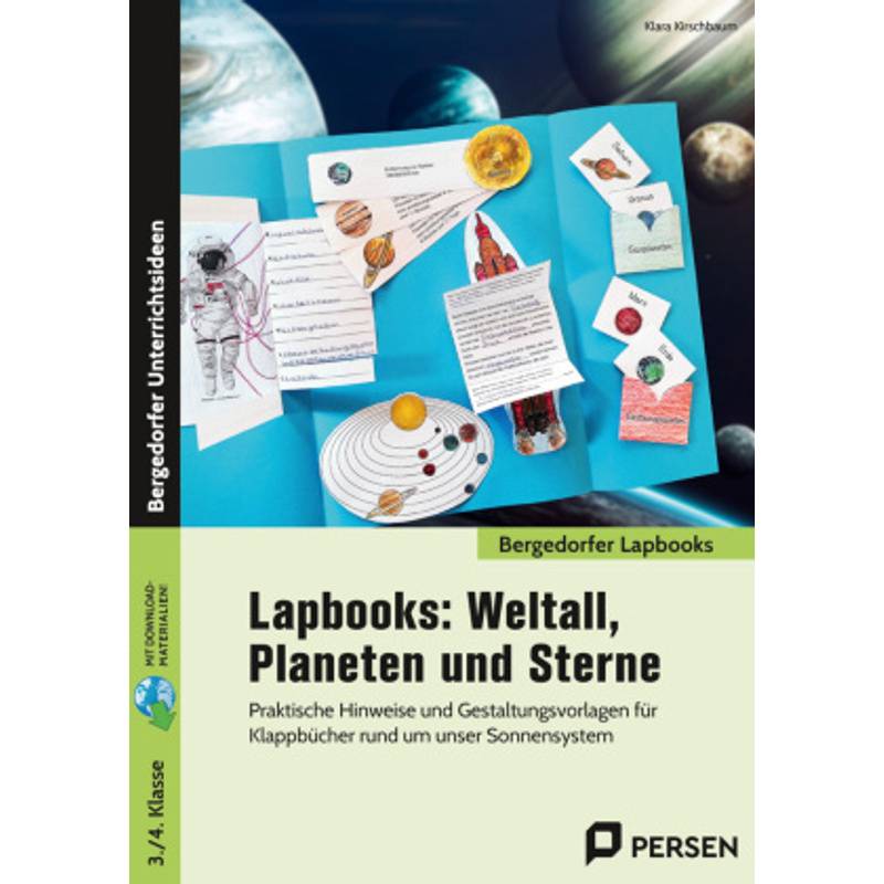 Lapbooks: Weltall, Planeten Und Sterne - 3./4. Kl. - Klara Kirschbaum, Taschenbuch von Persen Verlag in der AAP Lehrerwelt