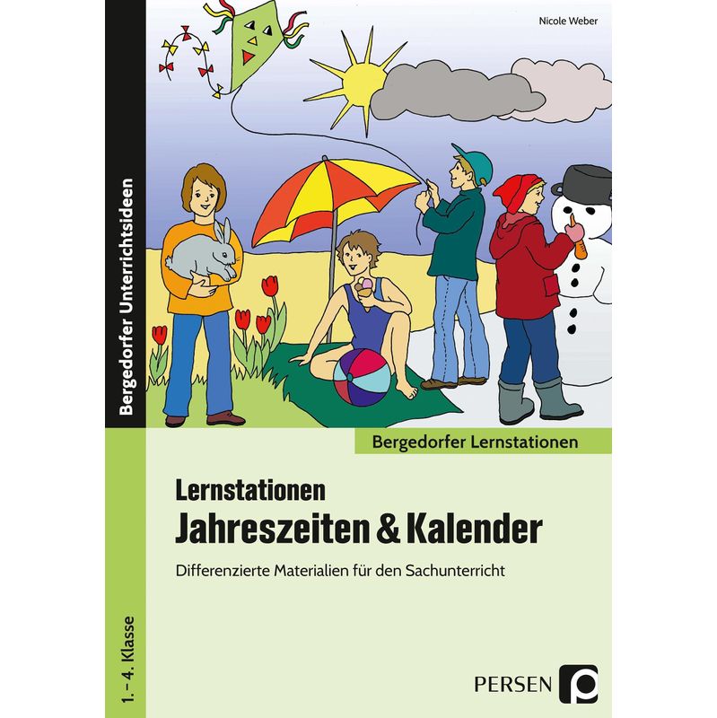 Lernstationen Jahreszeiten & Kalender - Nicole Weber, Geheftet von Persen Verlag in der AAP Lehrerwelt