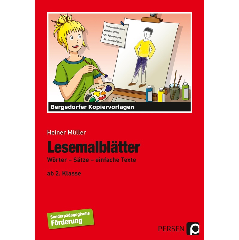Lesemalblätter - Heiner Müller, Loseblatt von Persen Verlag in der AAP Lehrerwelt