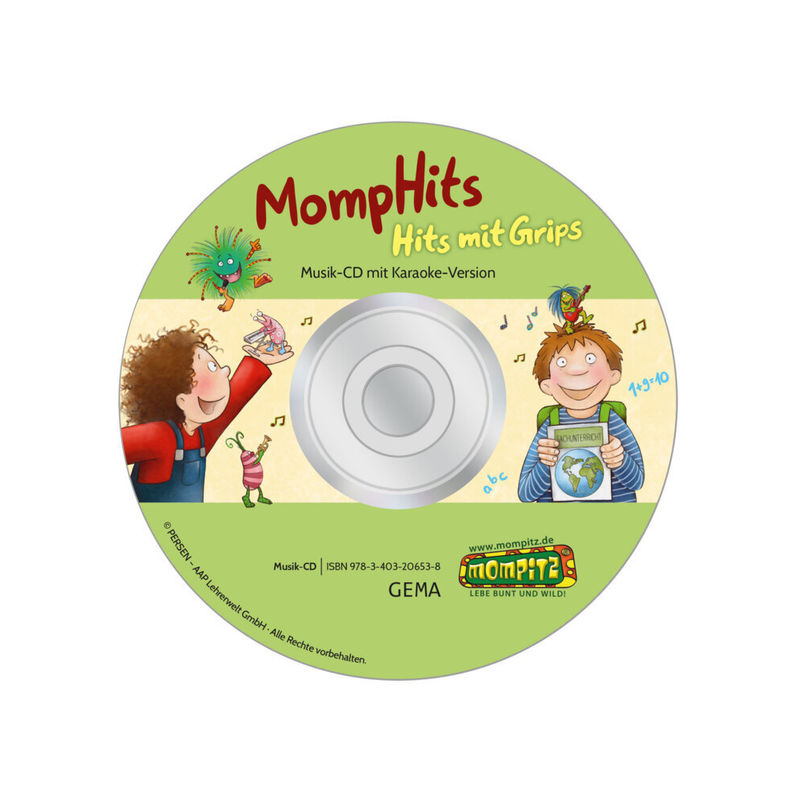 Mompitz - Momphits - Hits Mit Grips. Musik-Cd Mit Karaoke-Version,Audio-Cd - Redaktion Grundschule Persen (Hörbuch) von Persen Verlag in der AAP Lehrerwelt