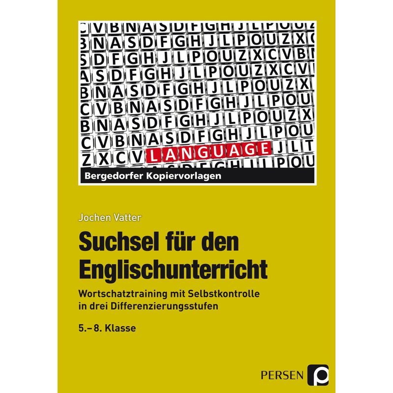 Suchsel Für Den Englischunterricht, M. 1 Cd-Rom - Jochen Vatter, Vorlagenmappen von Persen Verlag in der AAP Lehrerwelt