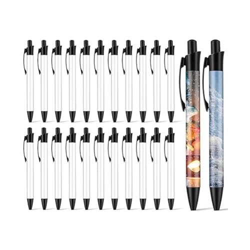 Persistence 24 x Sublimationsstift Blanko Sublimationsbeschichteter Stift Wärmeübertragungsstift Bulk mit Schrumpfverpackung für DIY Büro Schule Einfach zu bedienen Persistence 24 x Sublimationsstift Blanko Sublimationsbeschichteter Stift Wärmeübertragungsstift Bulk mit Schrumpfverpackung für DIY Büro Schule Einfach zu bedienen von Persistence