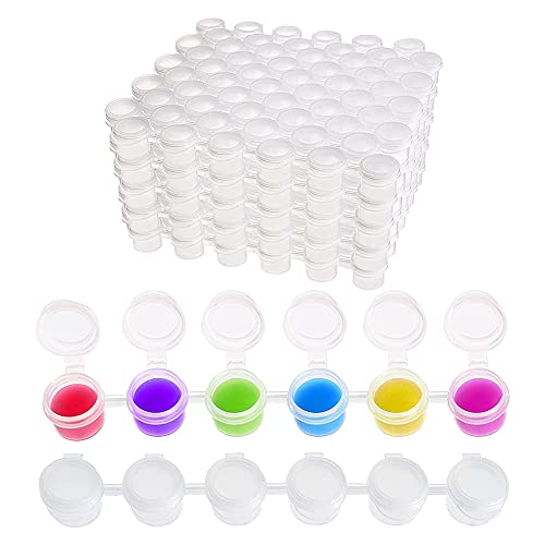 Persistence 50 Streifen Farbtöpfe, Streifen, 300 Töpfe, 2 ml, leere Farbbecher mit Deckel, für Klassenzimmer, Gemälde, Kunstfestivals Persistence 50 Streifen Farbtöpfe, Streifen, 300 Töpfe, 2 ml, leere Farbbecher mit Deckel, für Klassenzimmer, Gemälde, Kunstfestivals von Persistence