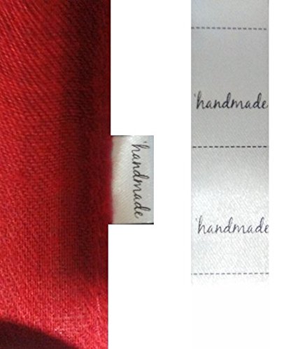 Handmade, 200 Stück Textil-Etiketten zum Nähen von Handmade, zum Nähen von Bastelarbeiten von Personal Labels