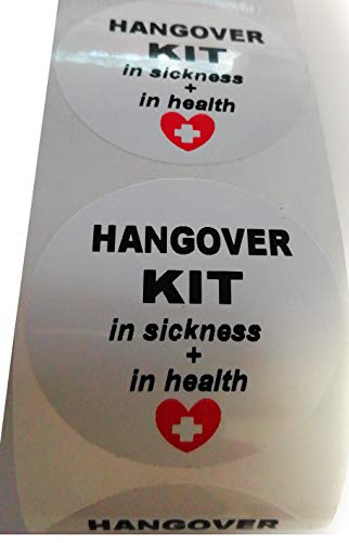 Hangover-Etiketten, selbstklebend, für Hochzeit, Party, 100 Stück Hangover-Etiketten, selbstklebend, für Hochzeit, Party, 100 Stück von Personal labels
