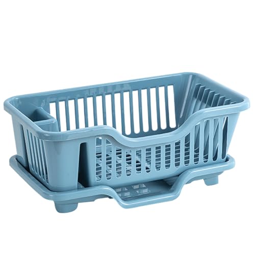 Schüssel Abfluss hohl belüfteter Schale Trocknungsregal Multi -Fach -PP -Rack mit abnehmbarem Tropfschale 17.5x10.7x7.1in Abflusser für Küchentheke, blaues Trocknen Schüssel Abfluss hohl belüfteter Schale Trocknungsregal Multi -Fach -PP -Rack mit abnehmbarem Tropfschale 17.5x10.7x7.1in Abflusser für Küchentheke, blaues Trocknen von Perwteriy