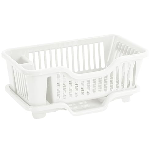 Schüssel Abfluss hohl belüfteter Schale Trocknungsregal Multi -Fach -PP -Rack mit abnehmbarem Tropfschale 17.5x10.7x7.1in Abflusser für Küchentheke, weißes Trocknen Schüssel Abfluss hohl belüfteter Schale Trocknungsregal Multi -Fach -PP -Rack mit abnehmbarem Tropfschale 17.5x10.7x7.1in Abflusser für Küchentheke, weißes Trocknen von Perwteriy
