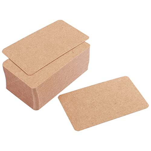 Pesfehhy 100 Stück weiße Kraftpapier-Karten, Visitenkarten, Wortkarte, Nachrichtenkarte, Geschenkkarte, Basteln Pesfehhy 100 Stück weiße Kraftpapier-Karten, Visitenkarten, Wortkarte, Nachrichtenkarte, Geschenkkarte, Basteln von Pesfehhy