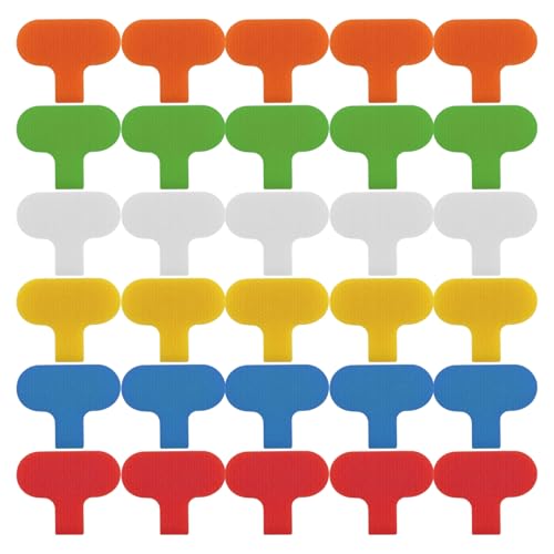 Pesfehhy 30-Teiliges Kabeletiketten-Set Aus Kunststoff Zur Kabelverwaltung und Identifizierung, Beschriftbar. von Pesfehhy