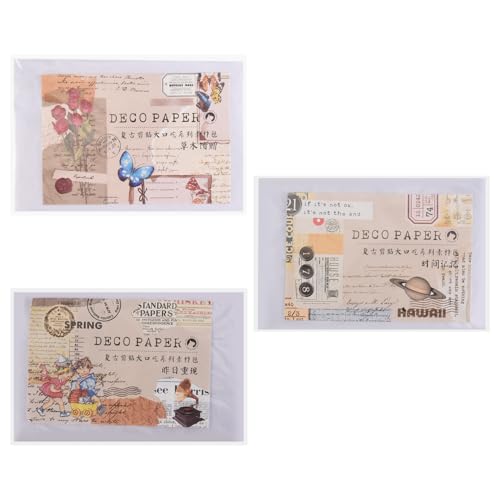 Pesfehhy 600 StüCke Vintage Aufkleber Journalpapier Sammelalbum Journalpapier ÄSthetische Sammelalbum Papieraufkleber Pesfehhy 600 StüCke Vintage Aufkleber Journalpapier Sammelalbum Journalpapier ÄSthetische Sammelalbum Papieraufkleber von Pesfehhy