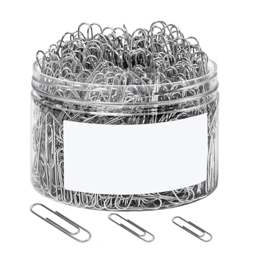 Pesfehhy 760 Stück Verschiedene Größen Drawdart-Büroklammern, Silber, Groß 2, Mittel 1,3 und Klein 1,1, Einfache Installation Pesfehhy 760 Stück Verschiedene Größen Drawdart-Büroklammern, Silber, Groß 2, Mittel 1,3 und Klein 1,1, Einfache Installation von Pesfehhy