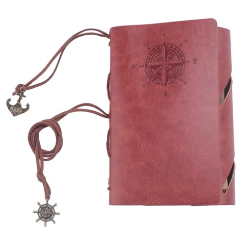 Pesfehhy Retro Personalitaet Notizbuch Notizbloecke Ringbuch Tagebuch Hellbraun S von Pesfehhy