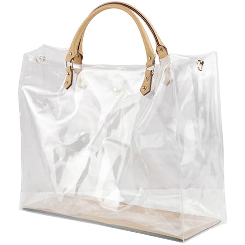 Pesoncarl DIY Bag Kit für EIN klares PVC Einkaufstasche, Handtaschegriff mit Zubehör Werkzeug, DIY Komplett Leder Brieftaschen Kit Leder Gurt Geldbörse Herstellung Vorräte Pesoncarl DIY Bag Kit für EIN klares PVC Einkaufstasche, Handtaschegriff mit Zubehör Werkzeug, DIY Komplett Leder Brieftaschen Kit Leder Gurt Geldbörse Herstellung Vorräte von Pesoncarl