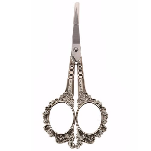 Stickerei Schere Vintage Nähschere, 4,7 '' kleine Häkelschere Edelstahl Scharfe Handwerksschere für klassische Nadelkunst, Nähstil1, Nähschere Stickerei Schere Vintage Nähschere, 4,7 '' kleine Häkelschere Edelstahl Scharfe Handwerksschere für klassische Nadelkunst, Nähstil1, Nähschere von Pesoncarl