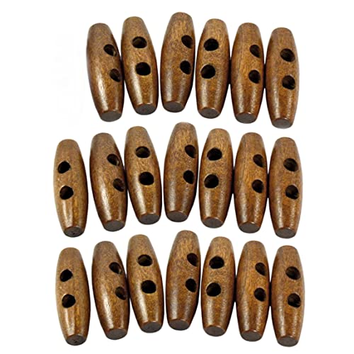 Taste Knöpfe nähen 2 Löcher Holzmantel -Taste Vintage 35 * 11 mm für Baby Erwachsene Kleidung Dekoration 20pcs, Nähen Taste Knöpfe nähen 2 Löcher Holzmantel -Taste Vintage 35 * 11 mm für Baby Erwachsene Kleidung Dekoration 20pcs, Nähen von Pesoncarl
