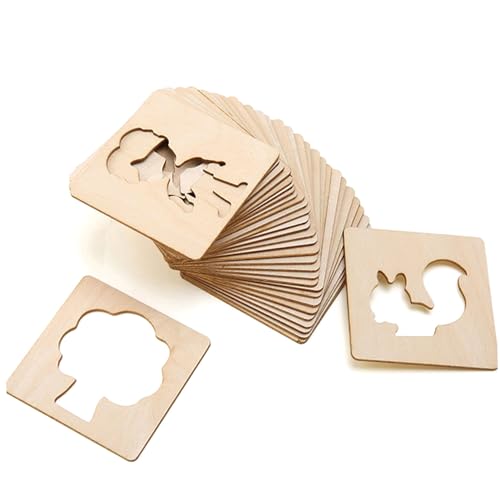Zeichnen von Schablonen für Kinder, 60 Prozent sichere Holzschablonen für Kinder, Bildung zum Zeichnen, DIY -Kreide für Jungen Mädchen, Spielzeug, Spielzeug Zeichnen von Schablonen für Kinder, 60 Prozent sichere Holzschablonen für Kinder, Bildung zum Zeichnen, DIY -Kreide für Jungen Mädchen, Spielzeug, Spielzeug von Pesoncarl