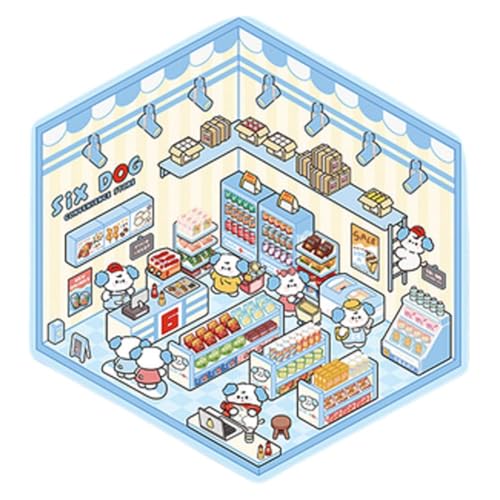 3D-Aufkleber für Landschaftsbau, 3D-Cartoon-Miniatur-Szene, Landschaftsaufkleber, 3D-Stapel-Aufkleber für Kinder, D0A3 3D-Aufkleber für Landschaftsbau, 3D-Cartoon-Miniatur-Szene, Landschaftsaufkleber, 3D-Stapel-Aufkleber für Kinder, D0A3 von Pessrrtewg