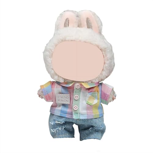 Kleidung für 17 cm Puppen-Outfit, modisches Kleidungsset, niedliches exquisites Zubehör für Puppensammlung, Premium-Puppen-Outfit mit Zubehör – Hut + Hemd + Jeans, keine Puppe im Lieferumfang Kleidung für 17 cm Puppen-Outfit, modisches Kleidungsset, niedliches exquisites Zubehör für Puppensammlung, Premium-Puppen-Outfit mit Zubehör – Hut + Hemd + Jeans, keine Puppe im Lieferumfang von Pessrrtewg