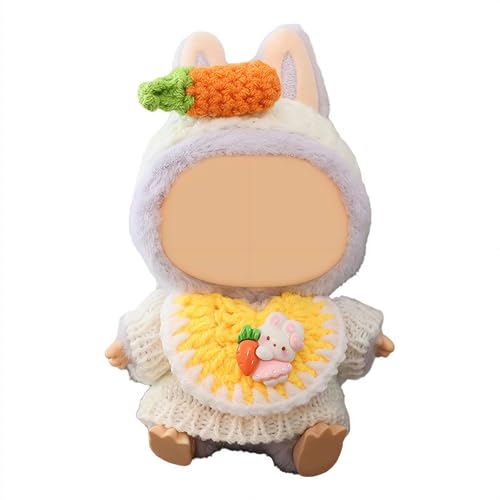 Kleidung für 17 cm Puppen-Outfit, niedliches Anzug-Kleidungsoutfit für 17 cm oberes Kleidungsstück-Ersatz, stilvolle entzückende Puppenkleidung, Puppenzubehör für Sammler, keine Puppe im Lieferumfang von Pessrrtewg