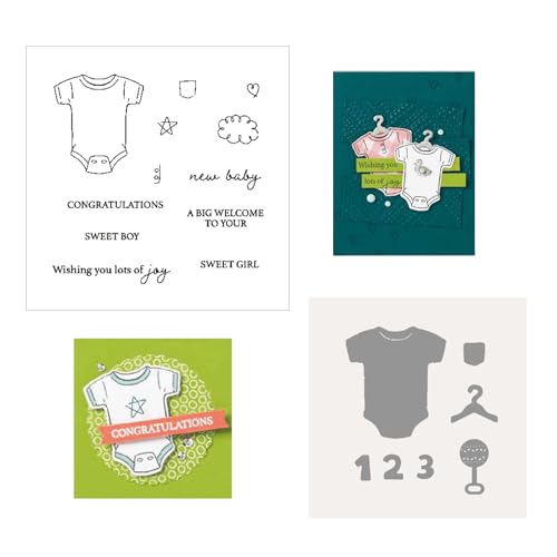 PetPhindU Stempel Set Und Metall Schneiden Sterben Silikon Klar Stempel Stempelzubehör Für DIY Geburtstage Scrapbooking Kunst Handwerk DIY-Metallstanzungen Silikonstempel (Farbe 3,One Size) von PetPhindU