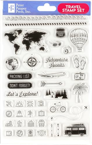 Travel Clear Stamp Set Travel Clear Stamp Set von Peter Pauper Press
