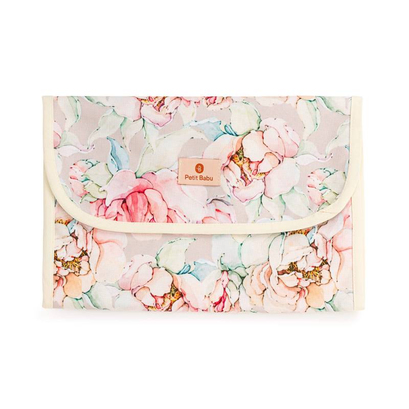 Blumige Windeltasche, Windeltasche Mit Blumen, Wickeltasche, Babypartygeschenk von PetitBabu