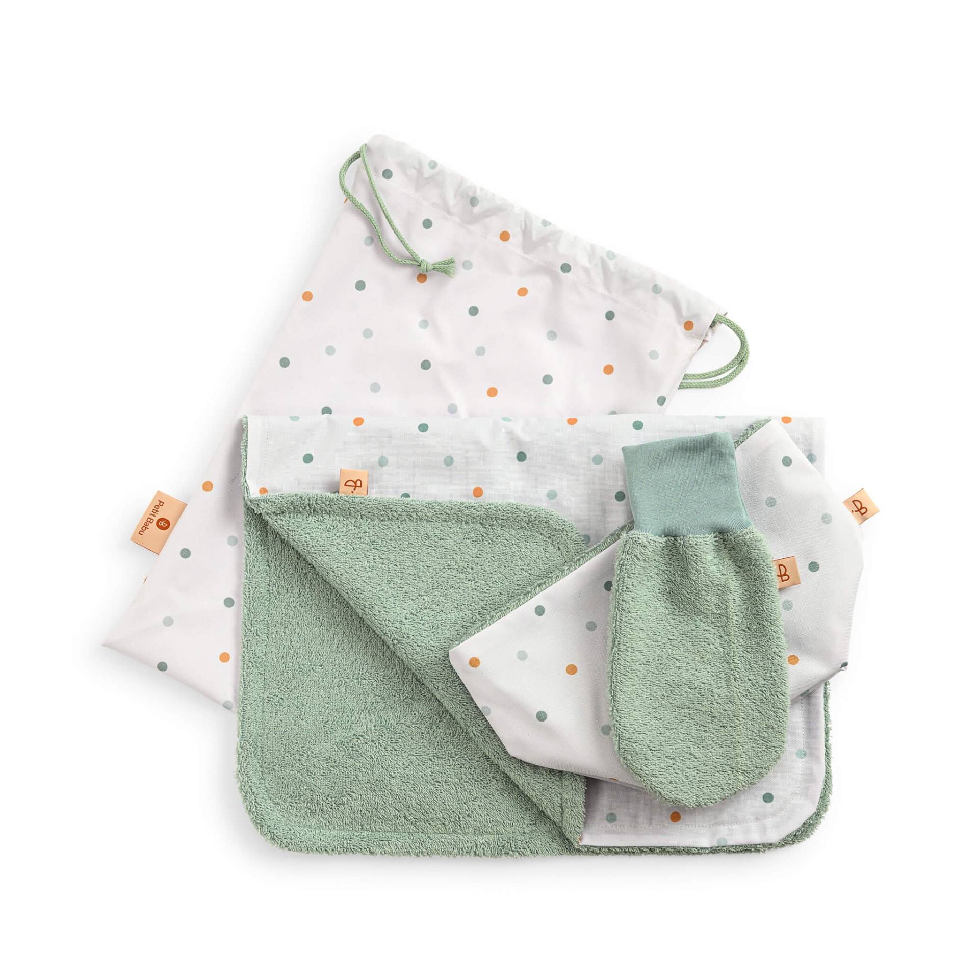 Geschenk Set-Wasserabweisende Wickelauflage, Utensilienkorb Und Waschlappen, Neues Baby Set, Geschenk Für Neue Patente, Baby Jungen Geschenk, Baby von PetitBabu