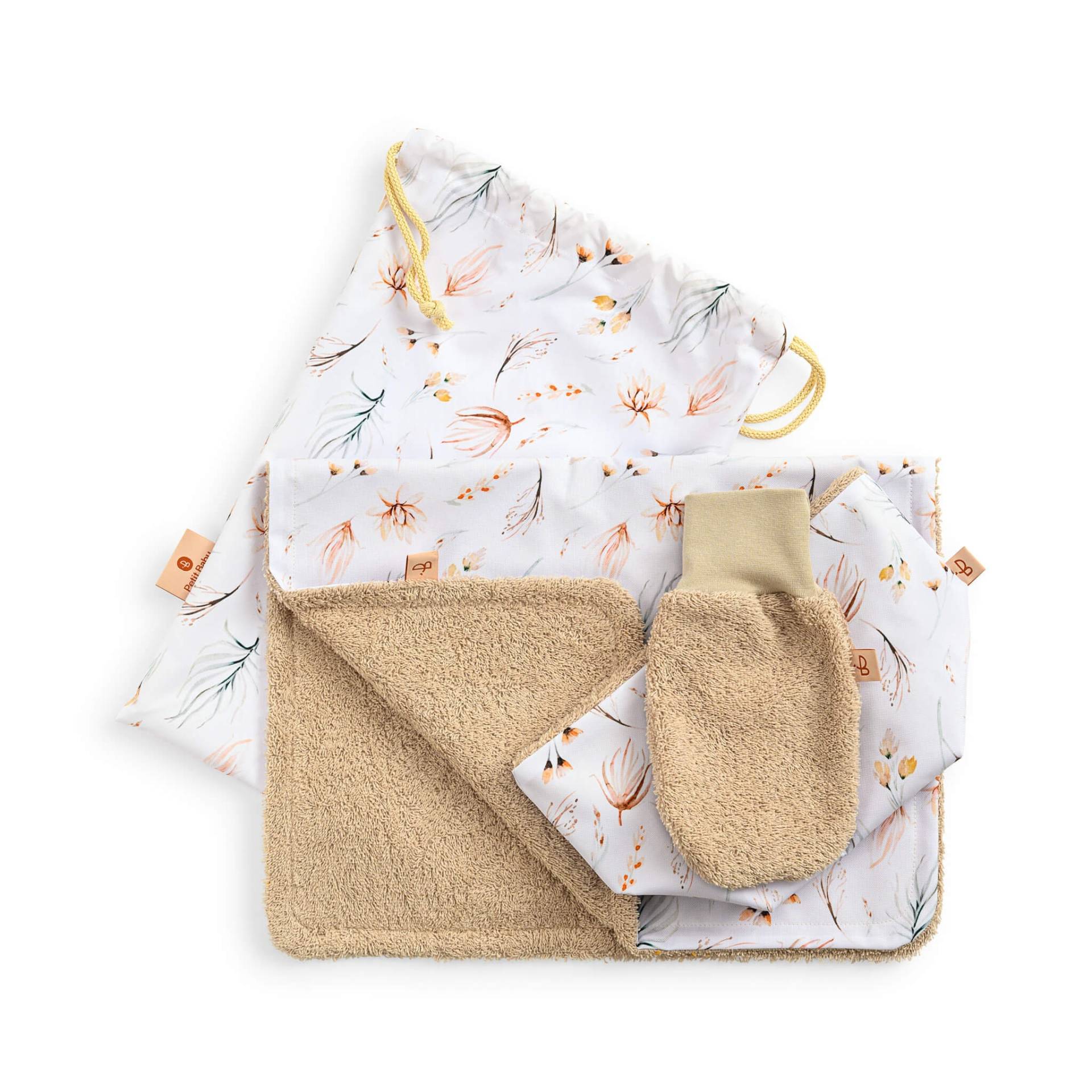 Geschenk Set - Wildblumen Wasserabweisend Wickelunterlage, Utensilo Korb Und Waschtuch, Neues Baby Set, Geschenk Für Neue Patente, Geschenk Zur Geschenk Set - Wildblumen Wasserabweisend Wickelunterlage, Utensilo Korb Und Waschtuch, Neues Baby Set, Geschenk Für Neue Patente, Geschenk Zur von PetitBabu