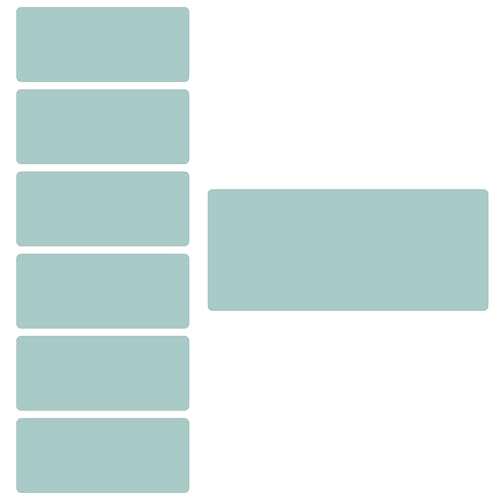 Petite Print® Einfarbige Namensaufkleber für Kinder (150 Stück), Schule, Kindergarten, Kleidung & Gegenstände, Namensetiketten personalisiert mit Namen und waschmaschinenfest (Blau) von Petite Print