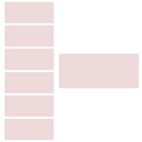 Petite Print® | Namensaufkleber Kinder für Stifte und andere Schulsachen (225 Stück) – Personalisierbare Aufkleber für Schule & Kita – Wasserfest für Spülmaschine - Pale Rosa von Petite Print