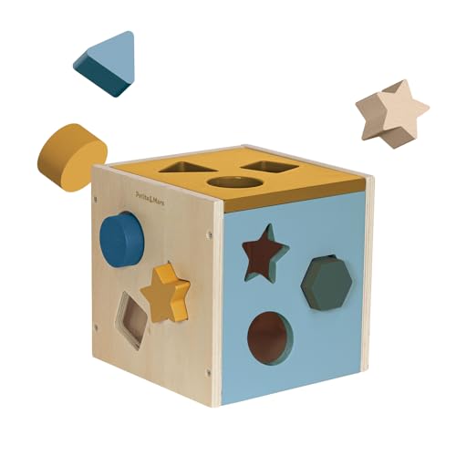 Petite&Mars Holzspielzeug Wood of Mars (Sortierbox Gravity 12m+ (Cosmic Blue)) von Petite&Mars