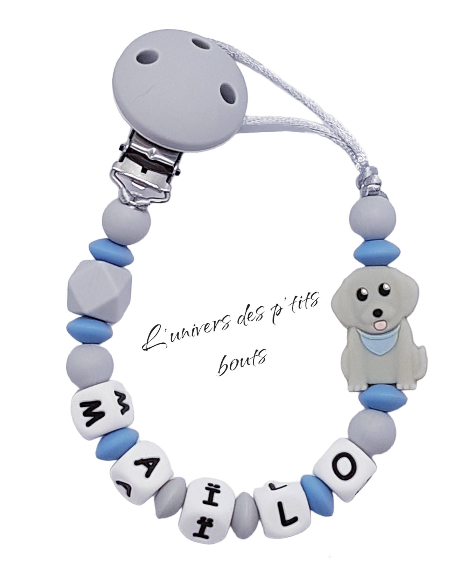 Personalisierter Schnullerclip Für Kleine Hunde Personalisierter Schnullerclip Für Kleine Hunde von PetitsboutsCreations