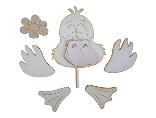 Petra's Bastel-News Bastelartikel, Holz, 18x24x5 cm von Petra's Bastel News