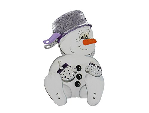 Petra's Bastel News Bausatz für Schlenker-Figur Schneemann Größe: ca. 26 cm Holz, 0, 30x20x4 cm von Petra's Bastel News