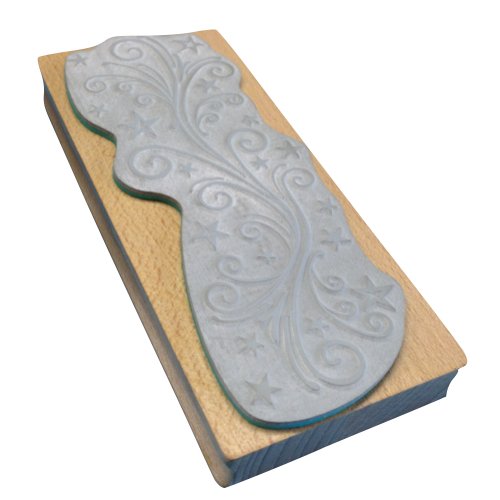 Petra's Bastel-News Stempel Sternenranke groß Abmessung: ca. 6 x 16 cm, Holz, 16cm von Petra's Bastel News