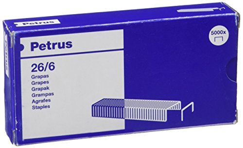 PETRUS 55712 Box 5000 Heftklammern 26/6 verkupfert PETRUS 55712 Box 5000 Heftklammern 26/6 verkupfert von Petrus