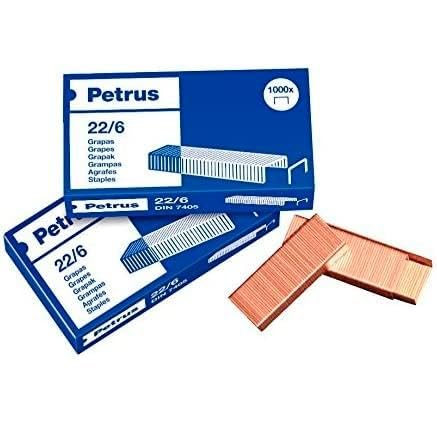 Petrus 55721 – Tackerklammern, 22/6, 25 Stück von Petrus