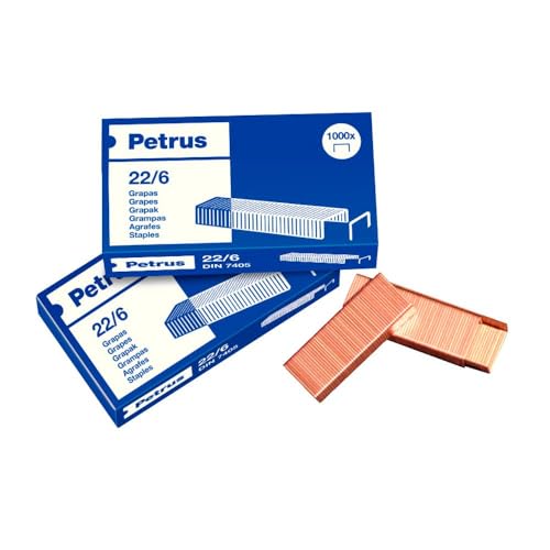 Petrus 55781 – Pack 1000 Heftklammern 22/6, 6 mm Petrus 55781 – Pack 1000 Heftklammern 22/6, 6 mm von Petrus