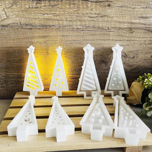 4 Stück Silikonform Weihnachten Weihnachtsbaum Gießformen, Silikonformen Gießformen Weihnachten GießformenSilikon Für Weihnachtsbaum Teelichthalter Kerzenformen 4 Stück Silikonform Weihnachten Weihnachtsbaum Gießformen, Silikonformen Gießformen Weihnachten GießformenSilikon Für Weihnachtsbaum Teelichthalter Kerzenformen von Peufcmi